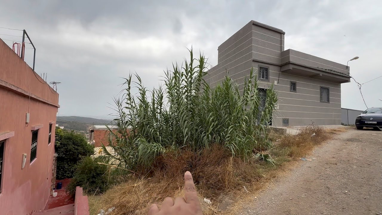 أرض للبيع فدان شابو نوينويش طنجة مسحتها 155 متر كتشوف البحر