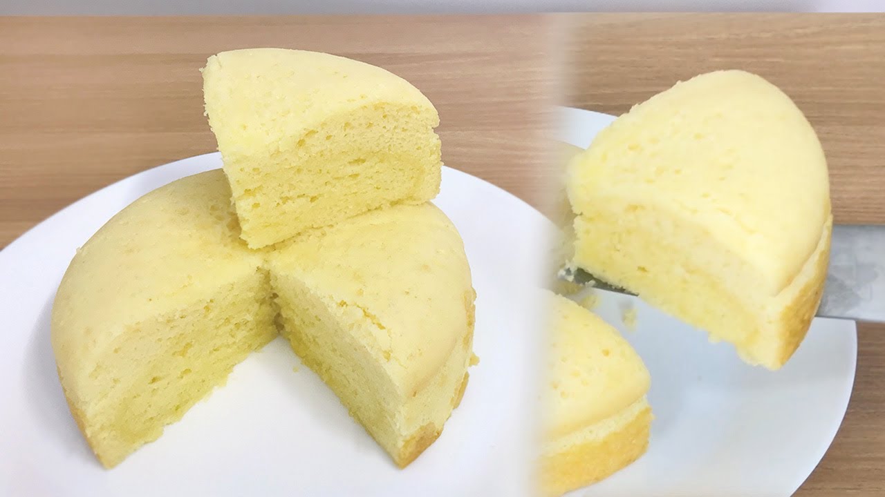 Steamed Condensed Milk Cake Recipe No Oven No Mixer YouTube