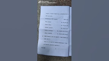 B.com 3rd year Management accounting Barkatullah University Bhopal  Paper  2024-25 #paper#pyq