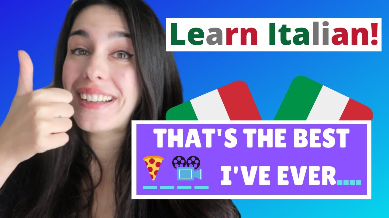 She speaks italian