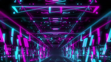 Sci fi Abstract Futuristic Dimensional wrap tunnel 3d Endless Loop Animated Background