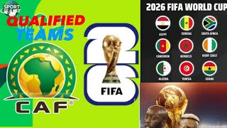 NINE AFRICAN TEAMS THAT HAS QUALIFIED FOR THE WORLD CUP 2026 AND THE TEAMS ELIGIBLE FOR THE PLAYOFFS