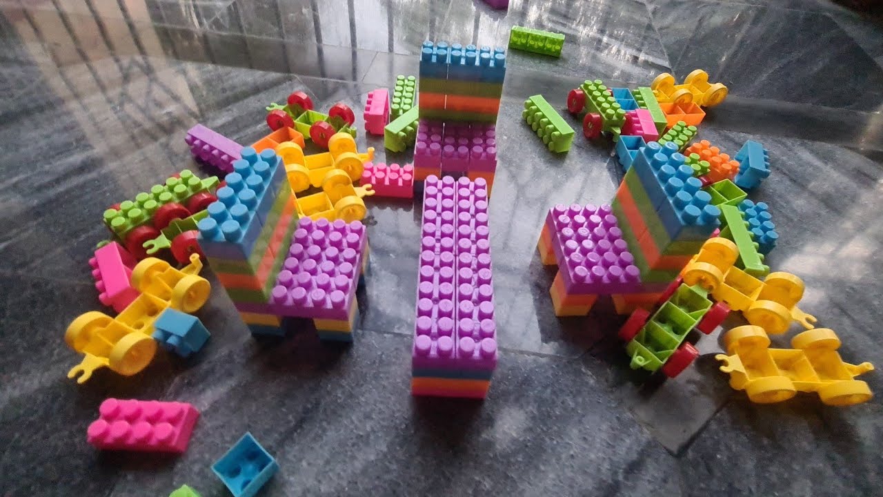 Satisfying DIY Table ,Chair/ASMR Building Blocks/block game.....