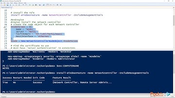 Mastering Windows Server 2019 : Deploying a Network Controller with PowerShell  | packtpub.com