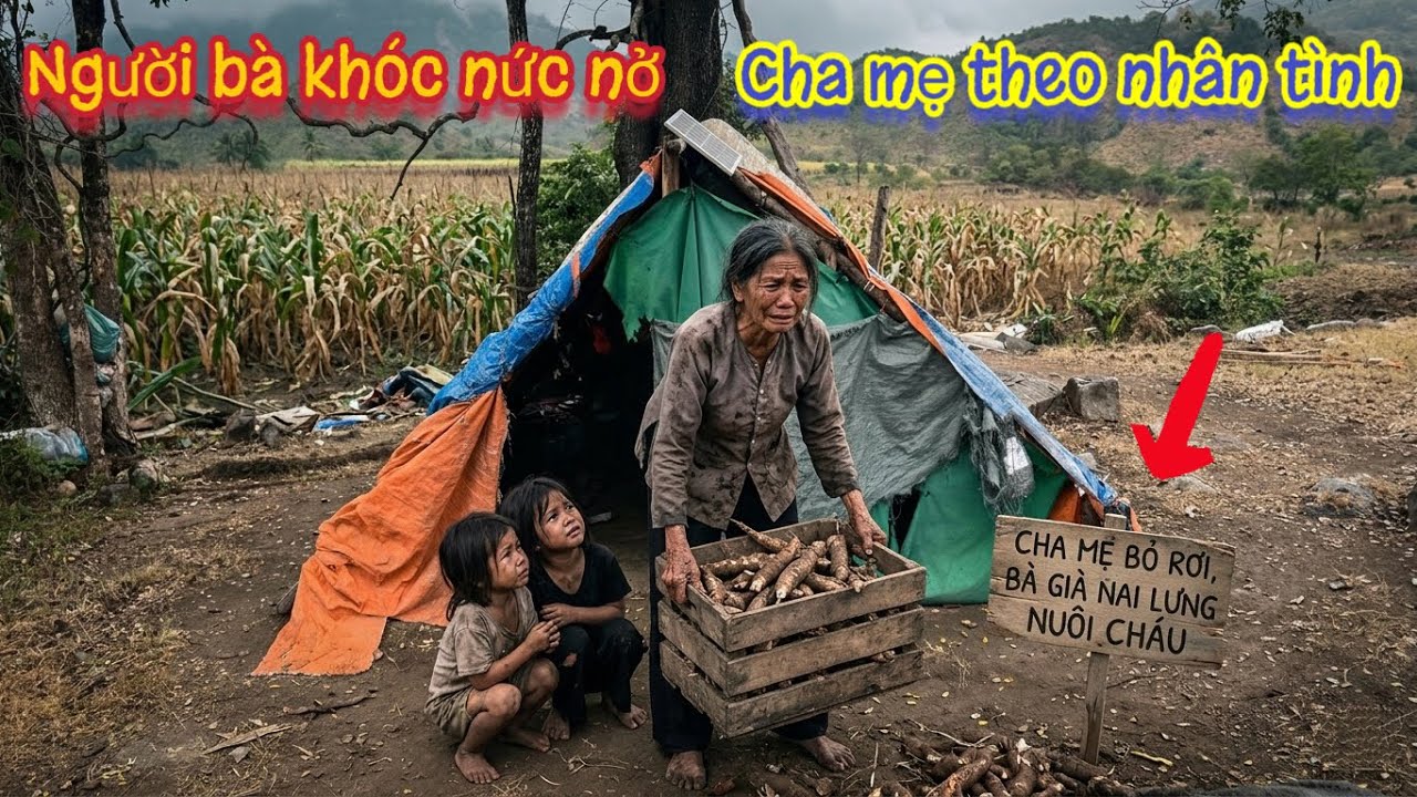 CHA MẸ NHẪN TÂM BỎ RƠI, con thơ mồ côi sống cùng bà trong căn chòi mục nát | Tập 622
