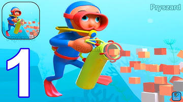 Dive Shop - Gameplay Walkthrough Part 1 Tutorial Flip Diving Shop Raft Game (Android, iOS)