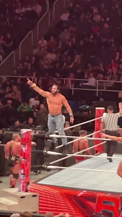 WWE Monday Night Raw crowd chanting “Walk with Elias “ Albany, NY 11/21/22