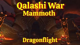 Qalashi War Mammoth/Qalashi War Party--Rare Elite--WoW Dragonflight