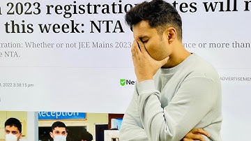 NTA JEE Mains 2023 Update 😱 Vineet Joshi Official statement 📢 Shreyas Sir | 8th December