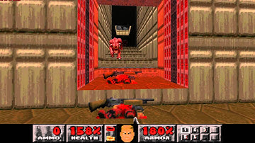 PSX Doom Playthrough - Level 56: Military Base
