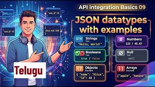 JSON data types with examples || API integration Basics 09