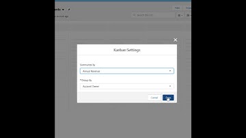 How to work with kanban view for an object in your org?