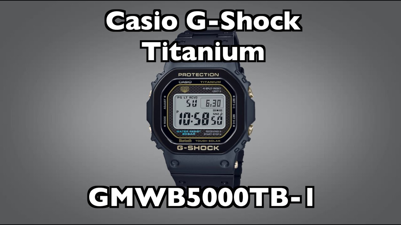The New King Square! | G-Shock Titanium Square GMW-B5000TB-1JR