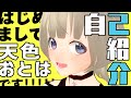 【自己紹介】はじめまして!天色おとはです!【#新人VTuber】