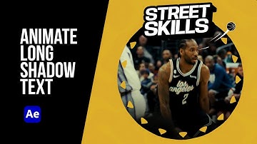 Create Long Shadow Text Animation in After Effects (Without Illustrator) PART 2