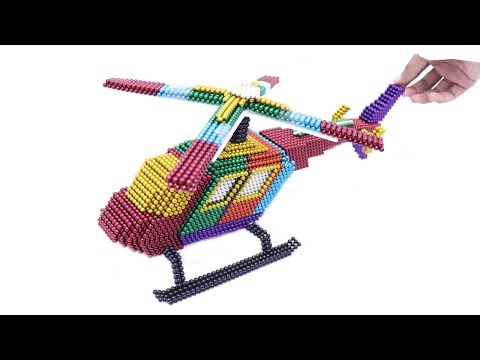 DIY How To Make Helicopter With Magnetic Balls - Magnet Girl
