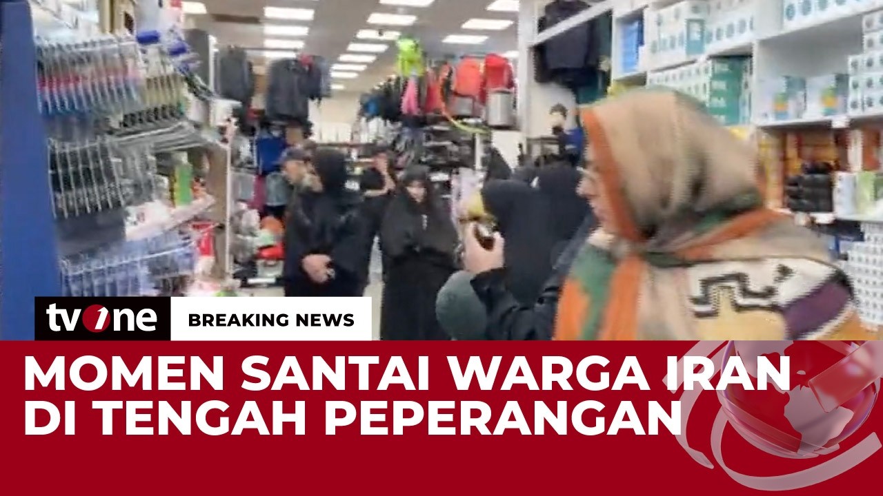Aktivitas Warga Iran saat Perang: Tetap Belanja di Supermarket | Breaking News