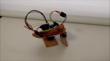Walking robot using 4 servos and Arduino Nano