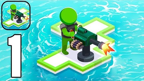 War Of Rafts - Gameplay Walkthrough Part 1 Tutorial Raft Survival (Android,iOS)