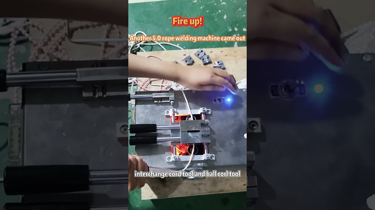 Fire up!Another 5.0 rope welding machine came out 