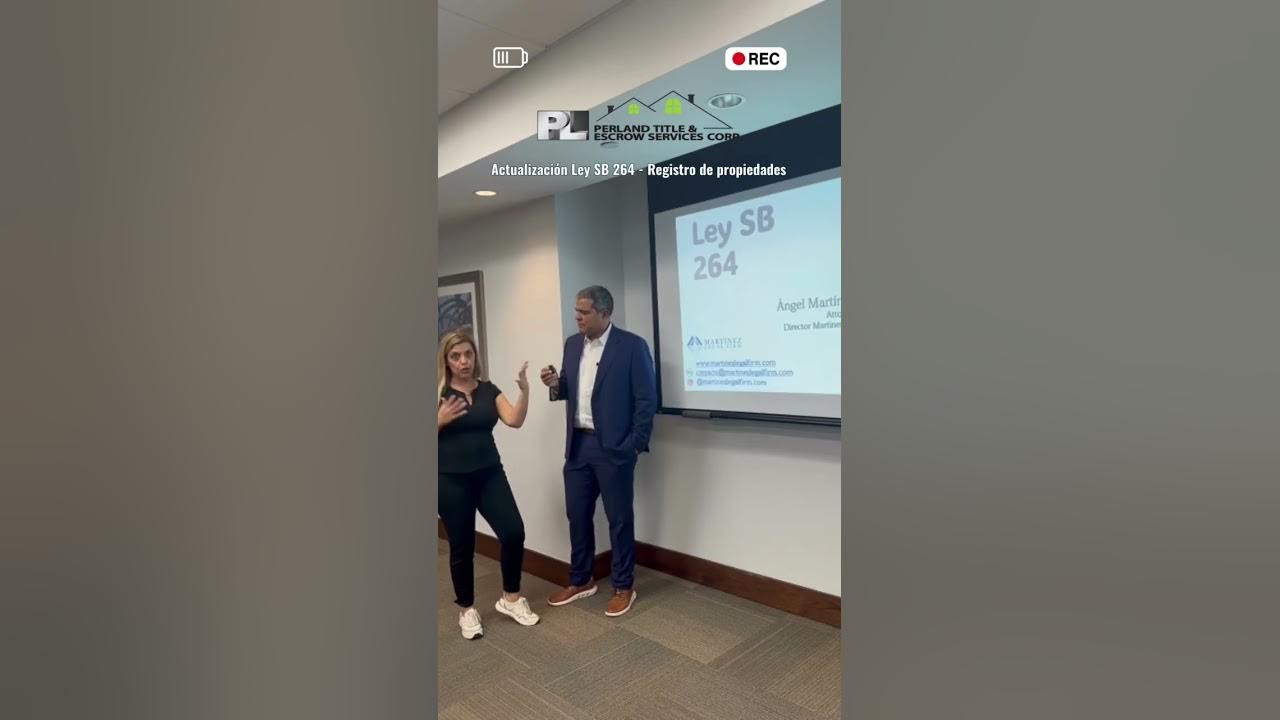 Ley SB 264 Florida y Registro de las Propiedades. YouTube