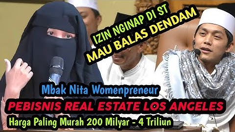 BELUM KETEMU GUS IQDAM, MBAK NITA MAU BALAS DENDAM IZIN NGINAP DI ST, PEBISNIS REAL ESTATE