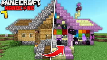 Building With Every End Block in Minecraft Hardcore