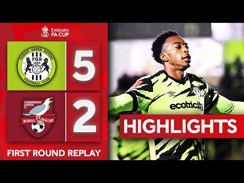 Forest green rovers 5-2 scarborough | first round replay | highlights | emirates fa cup 2023-24