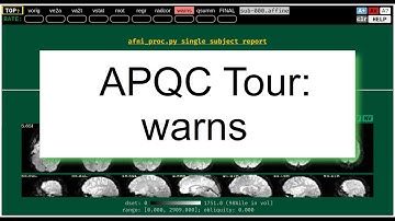 [AFNI Academy] APQC HTML: Tour warns