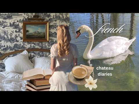 spring in a french chateau 🧚🏻🦢 gardens, swans, & castle exploring