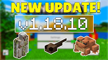 MCPE 1.18.10 RELEASED HUGE JAVA PARITY UPDATE! Minecraft Pocket Edition Frogs & Bug Fixes!