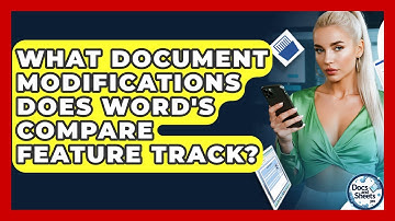 What Document Modifications Does Word