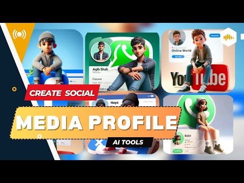 How to create 3D AI Social media Images | trending Social Media Profile ...