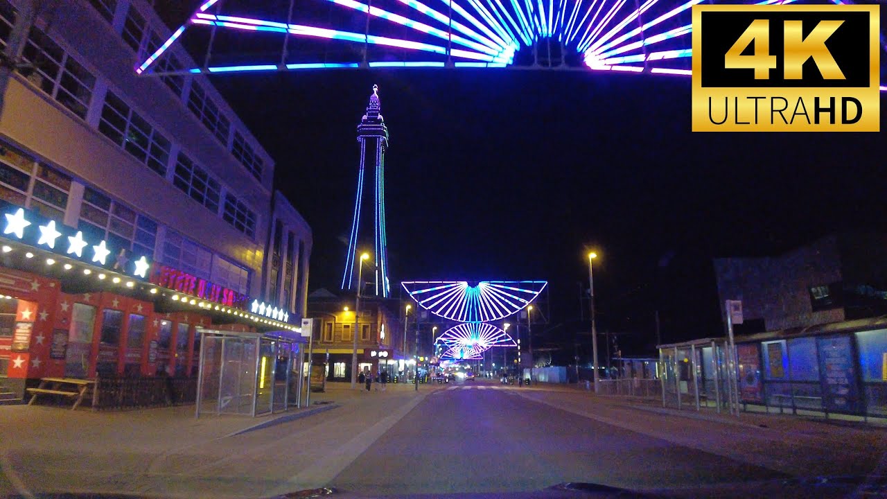 Blackpool Illuminations 2025 ✨ Sneak Preview - First Drive Through The Lights In August 4K