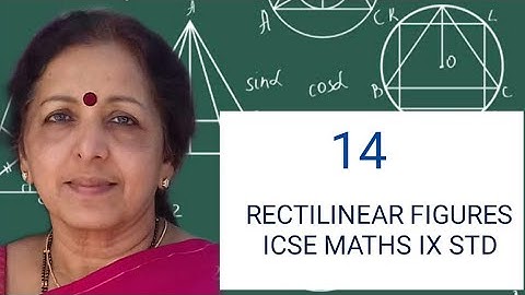 IX STD EX 14A(8-11) RECTILINEAR FIGURES PART IV CONCISE MATHEMATICS