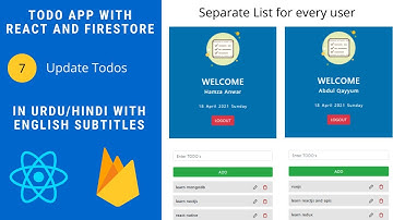 TodoApp with React and Firestore #7 Update Todos