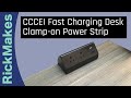 CCCEI Fast Charging Desk Clamp-on Power Strip