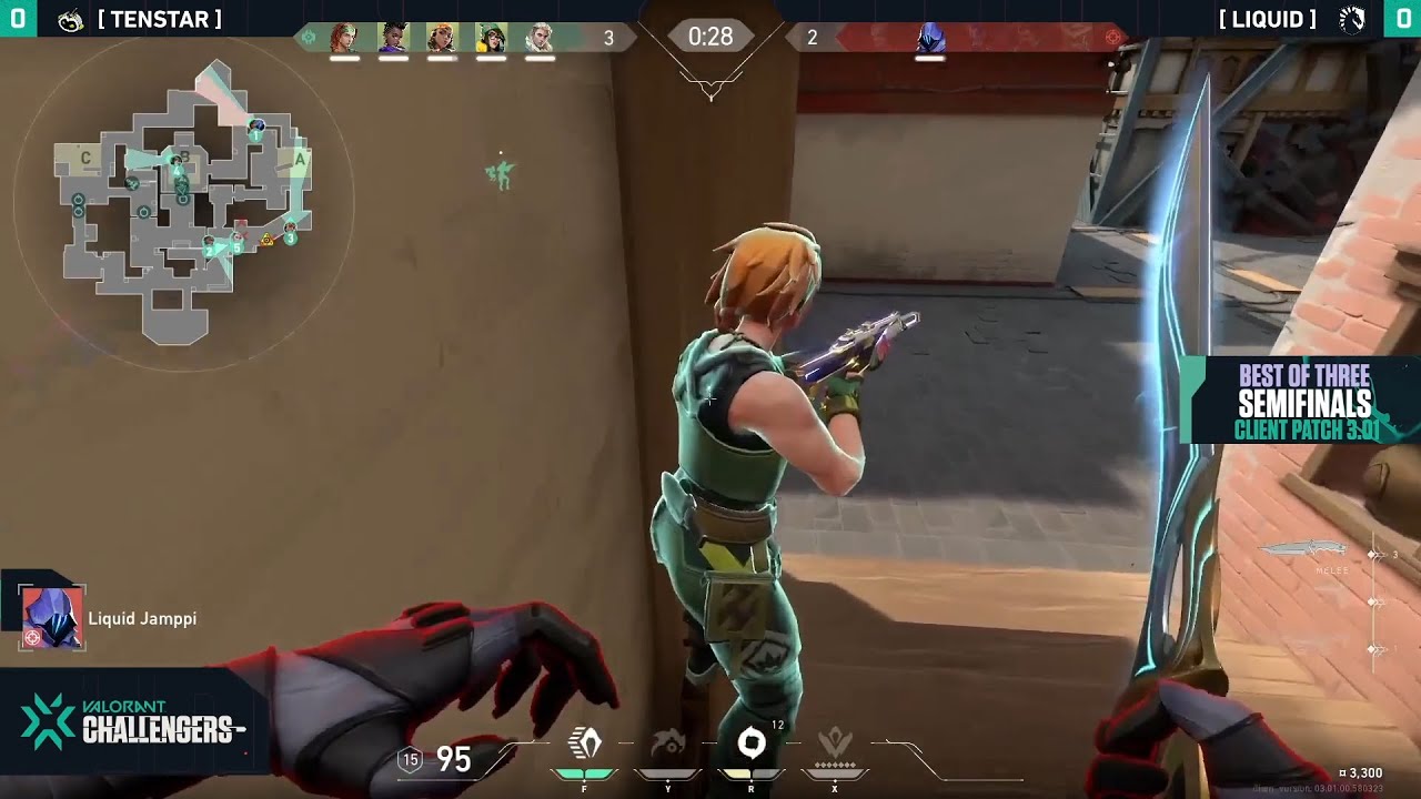 Liquid Jamppi Knife Kill Russ | Valorant pov