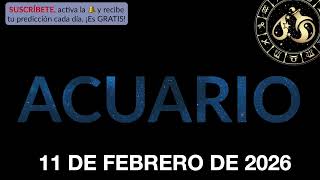Horóscopo Diario - Acuario - 11 De Febrero De 2026.