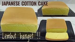 Resep japanese cotton cake super lembut