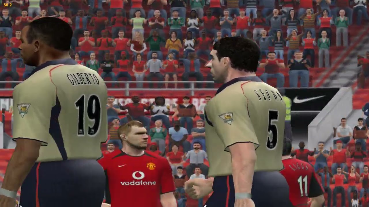 Manchester United vs Arsenal | PES 6 Season 2002-03 Definitive DLC 7