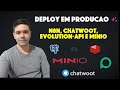 🚀 STACK Docker Swarm: Portainer + Traefik + PostgreSQL + Redis + MinIO + N8N + Chatwoot + Evo-API