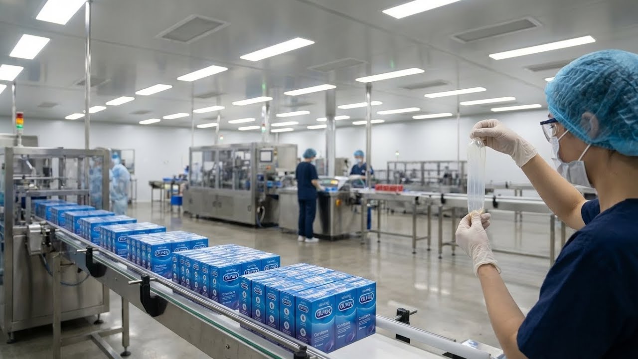 Condom Manufacturing Line: Liquid Latex to Finished Safe Condoms (Full Process)