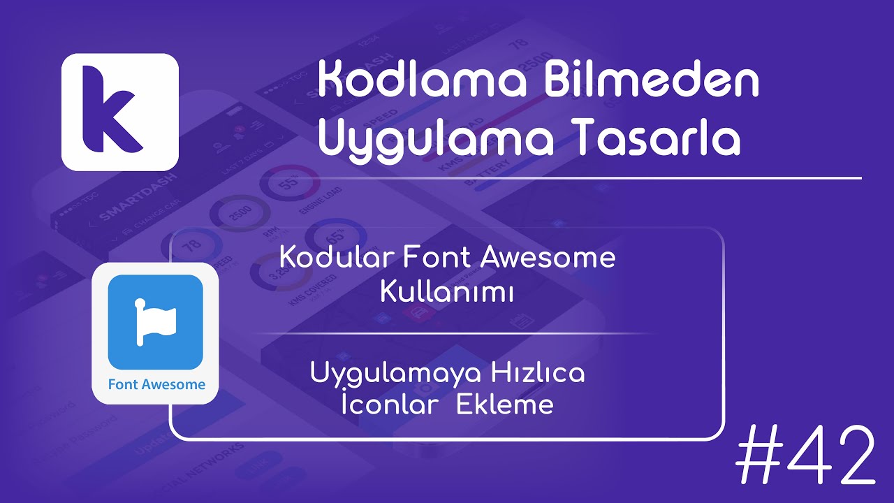 Kodular Font Awesome Kullanımı | Uygulamaya Hızlıca İkonlar Ekleme | Font Awesome Kullanımı