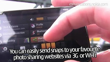 N900: Geotagging and sharing photos online