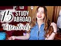 15 Study Abroad Packing Essentials ✈️👩🏽‍🎓How To Pack for Studying Abroad 🌎