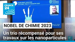 Nobel de chimie 2023 : un trio récompensé pour ses travaux sur les nanoparticules • FRANCE 24