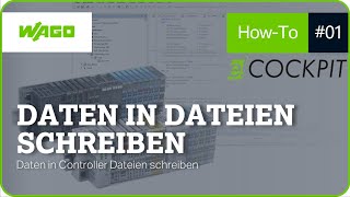 e!COCKPIT – Daten in Dateien auf Controller schreiben