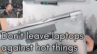 Part-melted Dell Inspiron (Re-case) - LFC#340