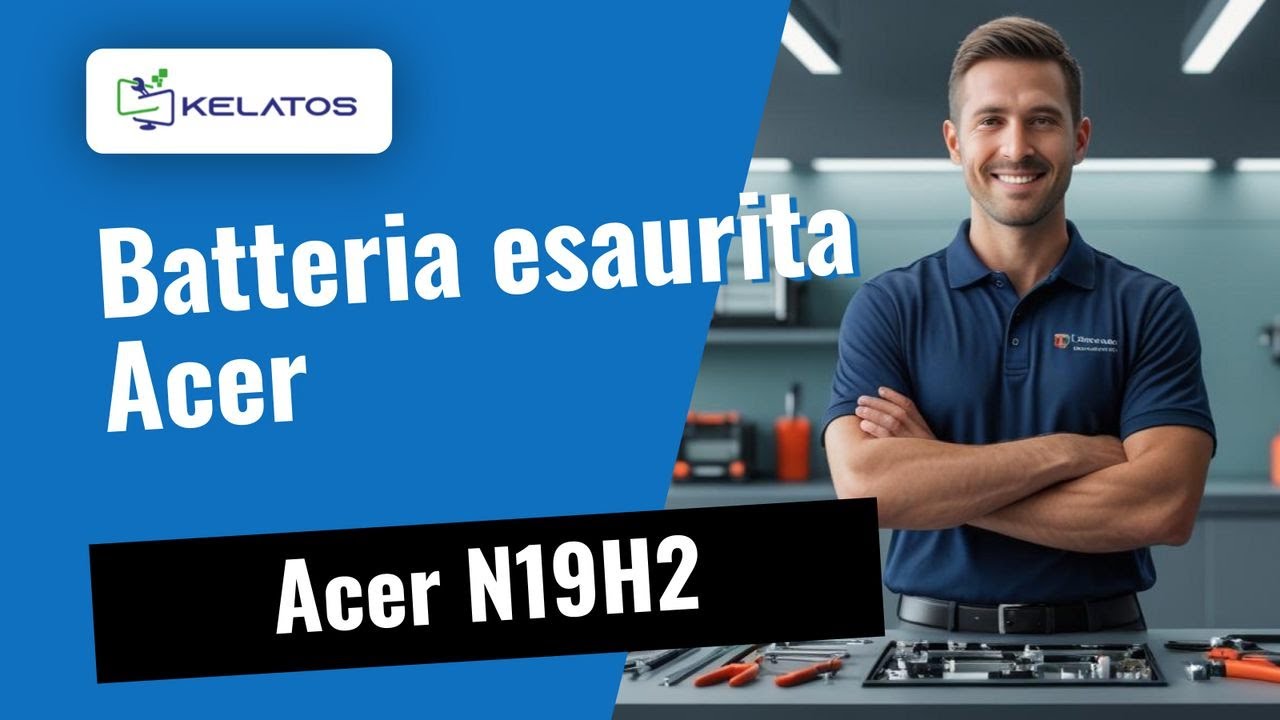 Batteria esaurita su Acer N19H2? Ecco come lo ripariamo 🔧